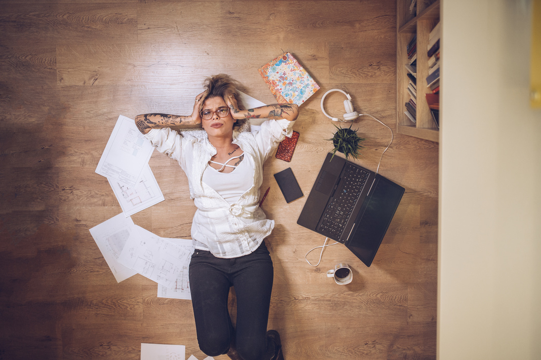 No time to finish the work